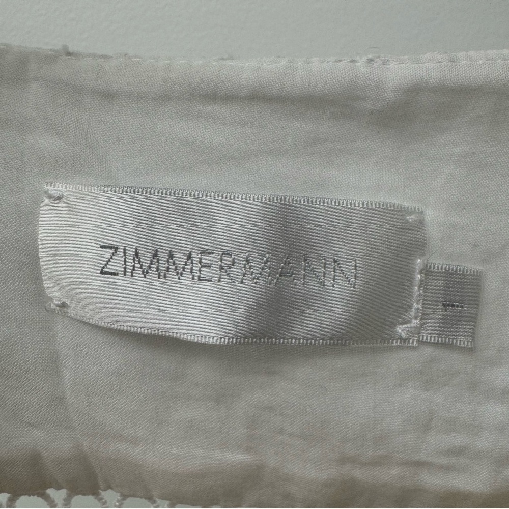 Zimmermann Ryker Broderie Dress in White Size 1 / S - Picture 4 of 11